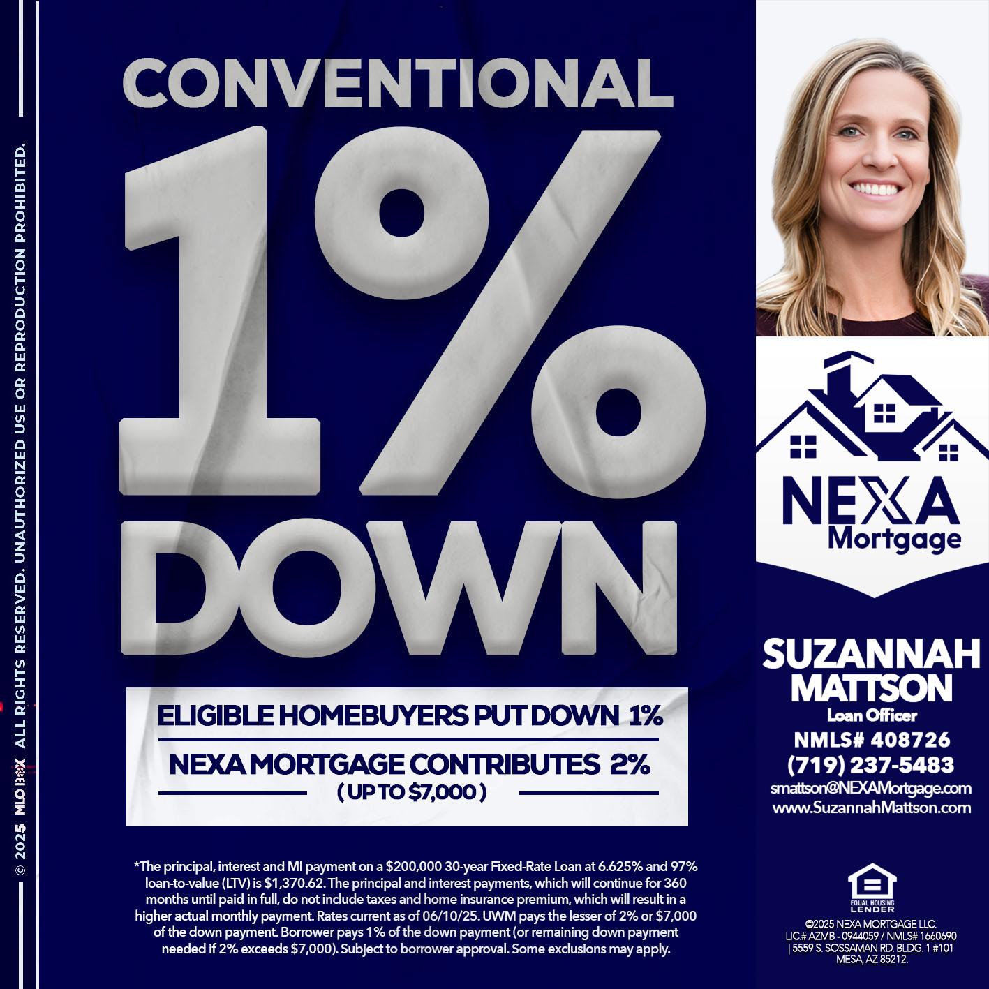 CONVENTIONAL - Suzannah Mattson -Brokering Loan Officer