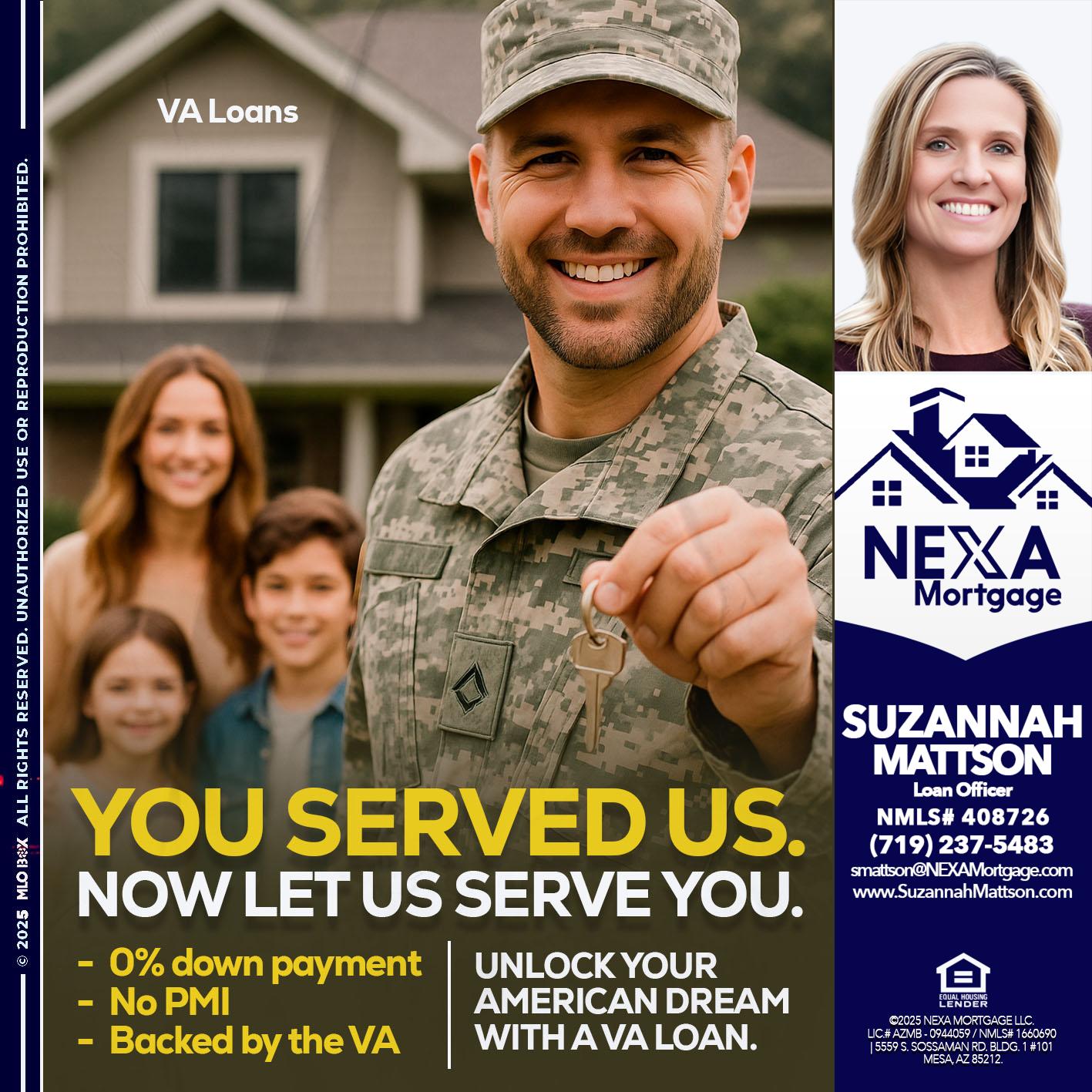 YOU DESERVED - Suzannah Mattson -Brokering Loan Officer