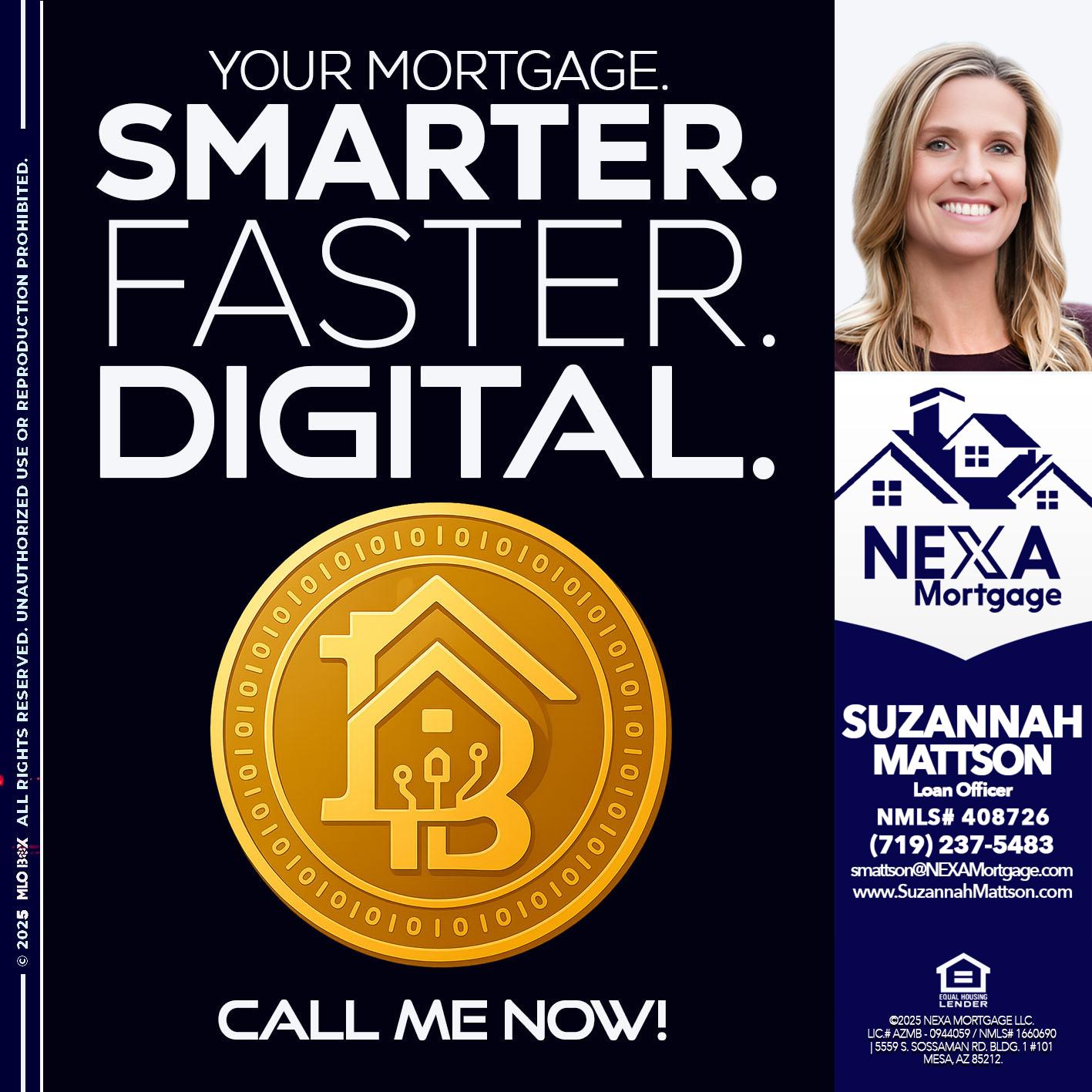 YOUR MORTGAGE - Suzannah Mattson -Brokering Loan Officer