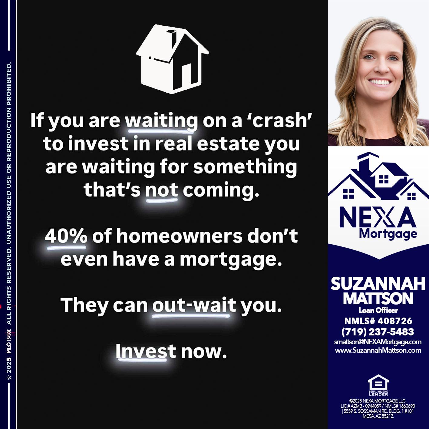 IF YOU ARE WAITING - Suzannah Mattson -Brokering Loan Officer