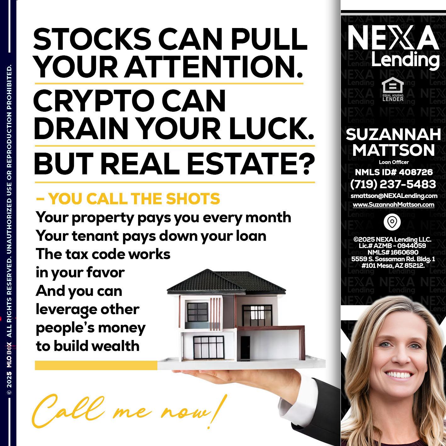 STOCK CAN - Suzannah Mattson -Brokering Loan Officer