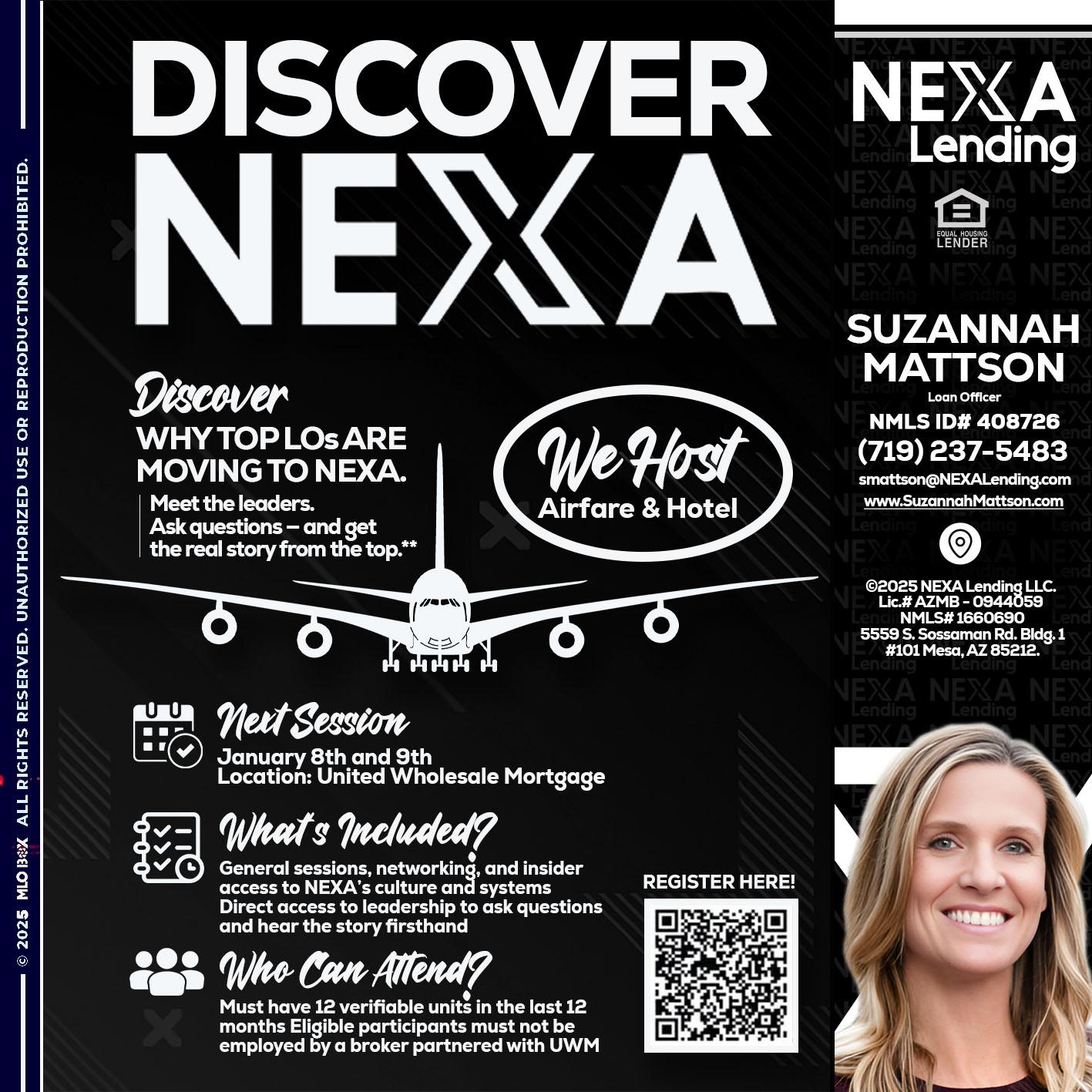 DISCOVER NEXA - Suzannah Mattson -Brokering Loan Officer