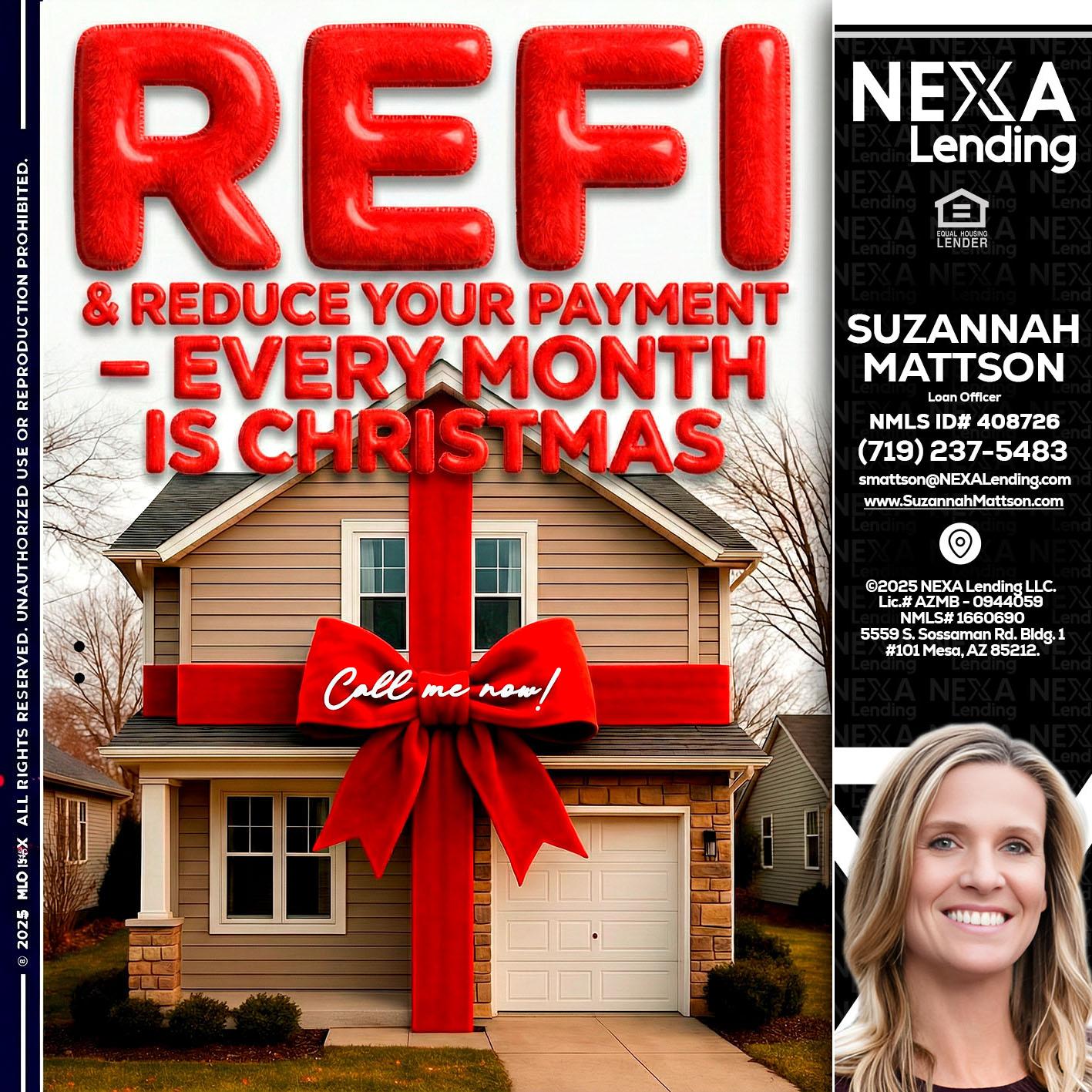 REFI - Suzannah Mattson -Brokering Loan Officer