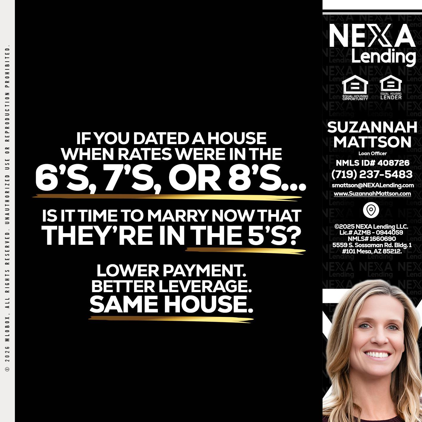 if you dated a house - Suzannah Mattson -Brokering Loan Officer