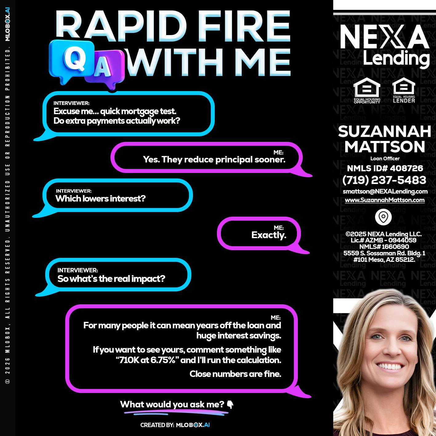RAPID QA - Suzannah Mattson -Brokering Loan Officer