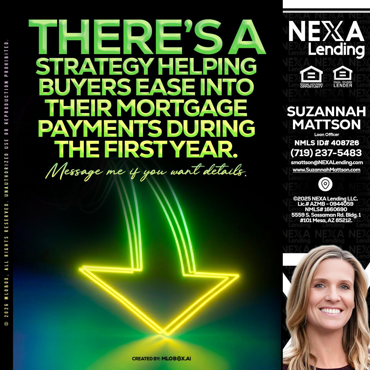 THERES A STATEGY - Suzannah Mattson -Brokering Loan Officer