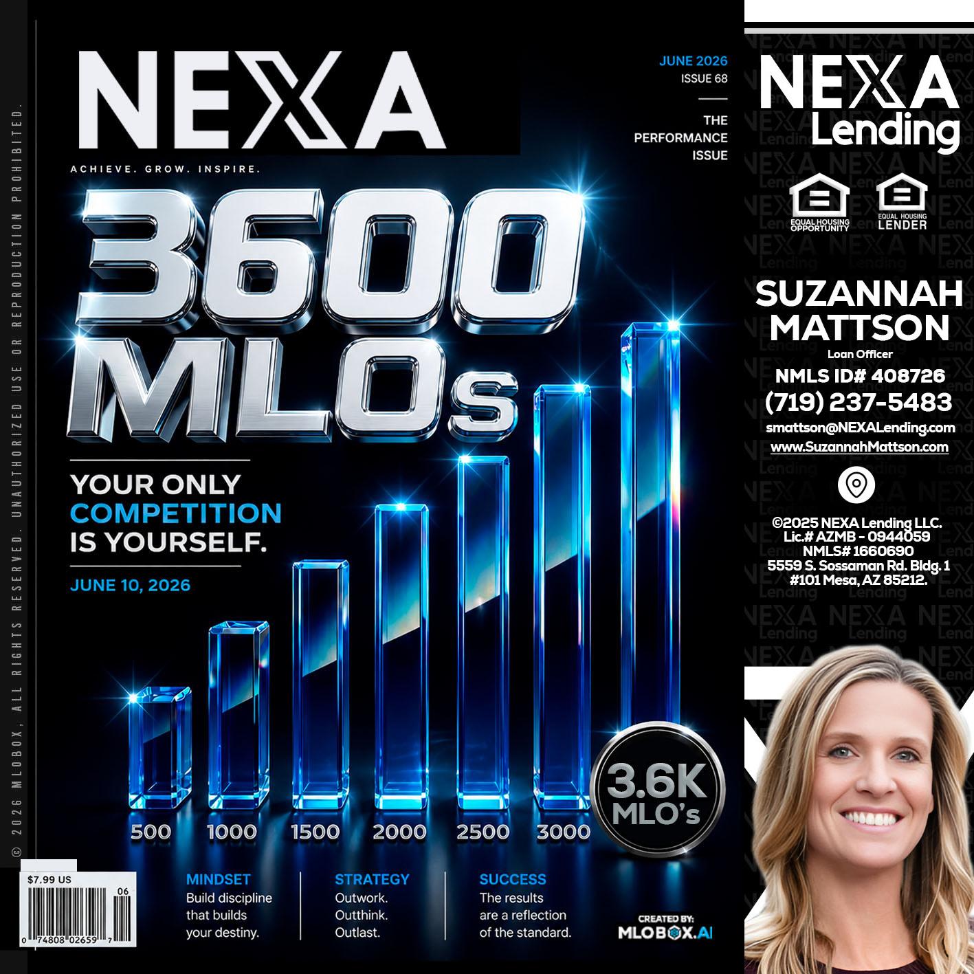 3600 MLOs - Suzannah Mattson -Brokering Loan Officer